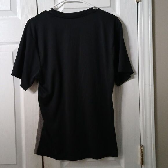 Russell Athletic  dri power 360 black and gray short sleeve shirt Sz M EUC - Picture 5 of 7